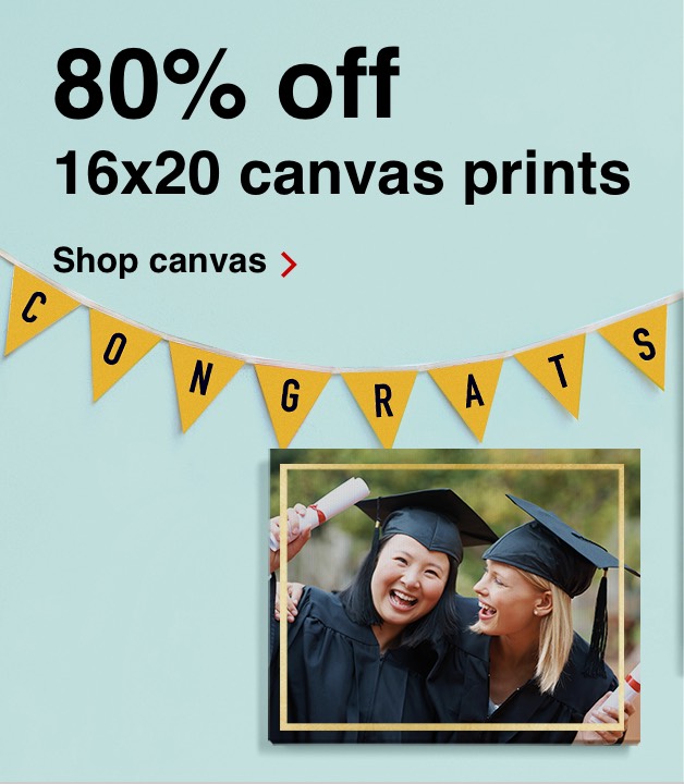 80% off 16x20 Canvas 